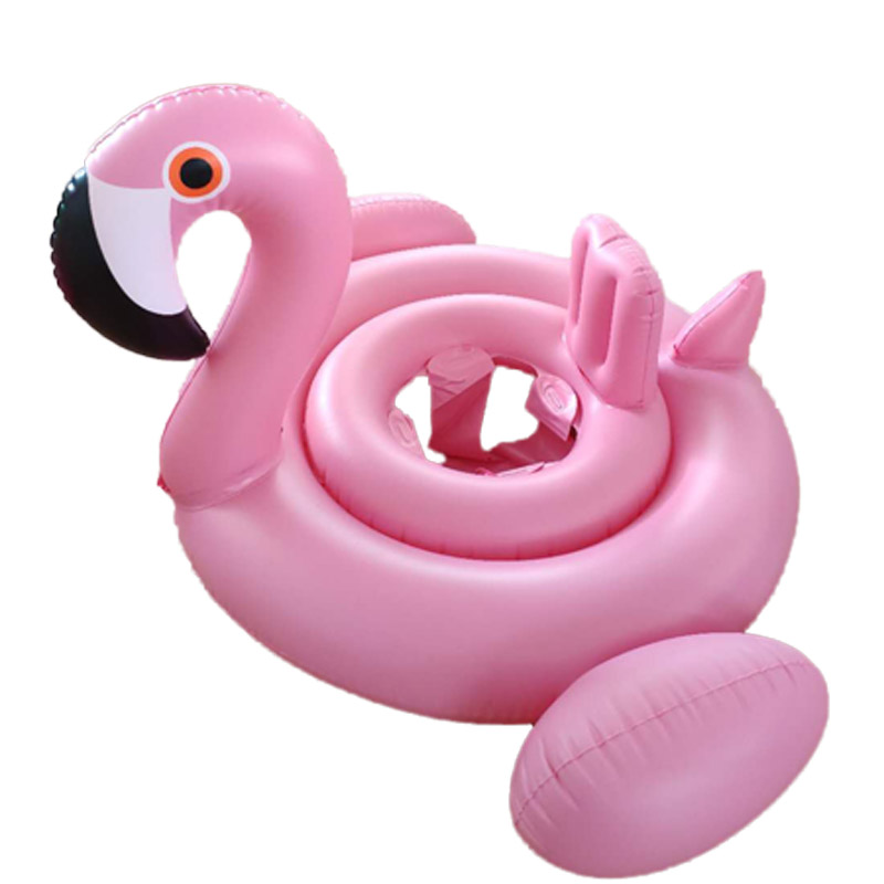 Vauvan puhallettava Flamingo-istuimen uima-allas kellua